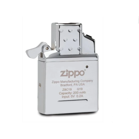 Zippo dupla plazmaív USB-C öngyújtó betét króm színű Classic Zippo öngyújtókhoz