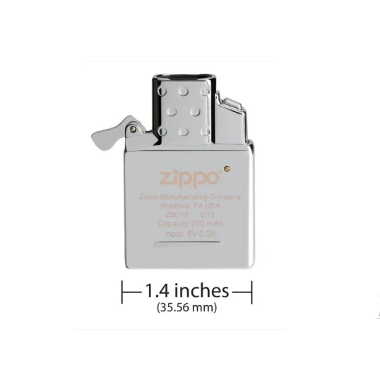 Zippo dupla plazmaív USB-C öngyújtó betét króm színű Classic Zippo öngyújtókhoz