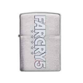 Zippo króm benzines öngyújtó – Far Cry 5 hivatalos mintával