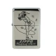 Zippo króm benzines öngyújtó – Windproof Lady retró mintával - Benzines öngyújtók