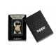 Zippo Benzines Vihargyújtó – Matt Fekete „Keyhole” Mintával