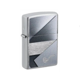 Zippo Pipe Metallic Design Brushed Chrome pipaöngyújtó