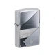 Zippo Pipe Metallic Design Brushed Chrome pipaöngyújtó - Minőségi pipás öngyújtó