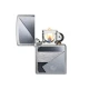 Zippo Pipe Metallic Design Brushed Chrome pipaöngyújtó - Minőségi pipás öngyújtó