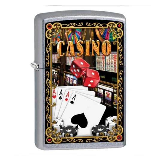 Benzines Zippo öngyújtó  -  Casino - Benzines öngyújtók