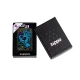 Zippo Santa Cruz Screaming Hand Black Light benzines öngyújtó – matt fekete, UV-fényben világító grafikával - Benzines vihar öngyújtók