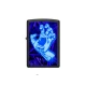 Zippo Santa Cruz Screaming Hand Black Light benzines öngyújtó – matt fekete, UV-fényben világító grafikával - Benzines vihar öngyújtók