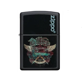 Zippo Tattoo Design fekete benzines öngyújtó – tetoválás stílusú mintával