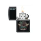 Zippo Tattoo Design fekete benzines öngyújtó – tetoválás stílusú mintával