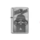 Zippo Born to Ride szálcsiszolt króm benzines öngyújtó – 3D hatású gördeszka mintával