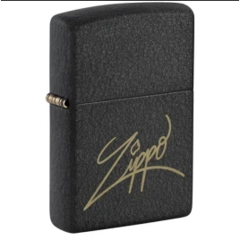 Zippo texturált fekete benzines öngyújtó ajándék telefon tartóval – ZippoDays szett