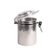 Chacom aromazárós nemesacél pipadohány-tartó hygrométerrel és Hydrostone nedvesítőkővel – 15 cm - Chacom pipázási kellékek