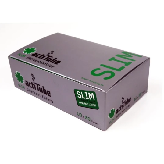 ActiTube Slim aktívszenes pipafilter 7 mm – 10 x 50 db - Pipa filter