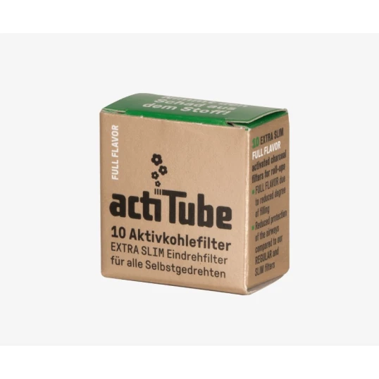ActiTube Extra Slim aktívszenes pipafilter 6 mm – 20 x 10 db - Pipa filter