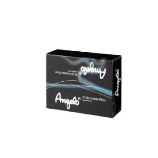 Angelo 9 mm-es aktívszén pipafilter – 40 db - Pipa filter