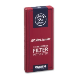 Vauen Dr. Perl Junior 9 mm-es aktívszén pipafilter – 10 db
