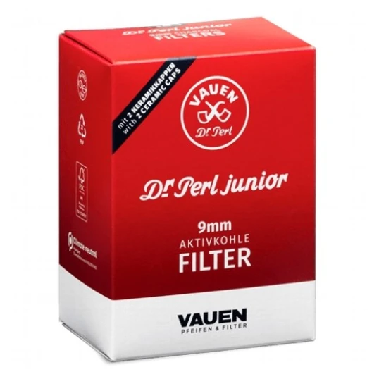 Vauen Dr Perl Junior Jumax pipa filter aktívszenes 9mm - 180db - Pipa filter