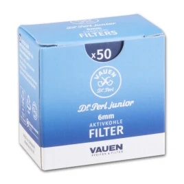 Vauen Dr. Perl Junior Jufifty aktívszenes pipafilter 6 mm – 50 db