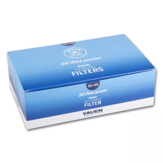 Vauen Dr. Perl Junior Jufifty aktívszenes pipafilter 6 mm – 50 db