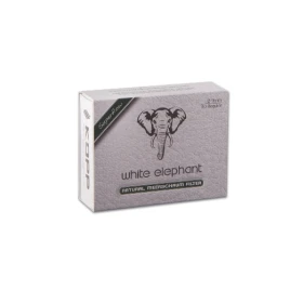 White Elephant Superflow pipafilter – tajtékkővel töltött, 9 mm, 40 db