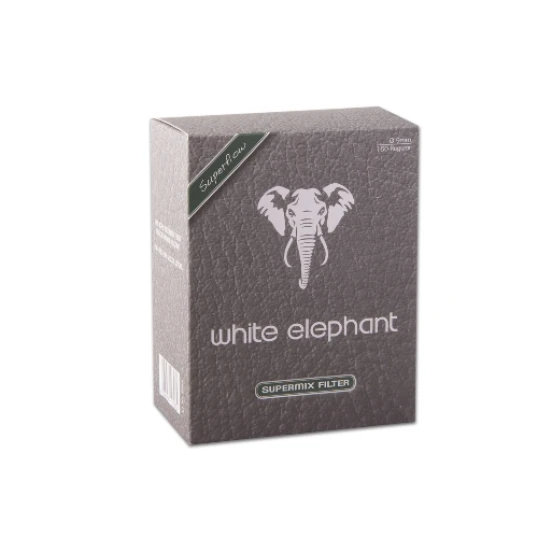 White Elephant Supermix 9mm pipafilter 150 db, tajtékkővel és aktívszénnel töltve - Pipa filter