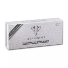 White Elephant Superflow 6 mm-es pipafilter tajtékkő töltettel – 45 db