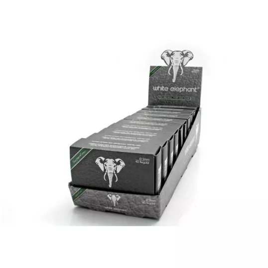 Pipafilter White Elephant Superflow aktívszén szűrő, 9mm - 40db