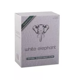 White Elephant Superflow tajtékkővel töltött pipafilter, 9 mm – 150 db