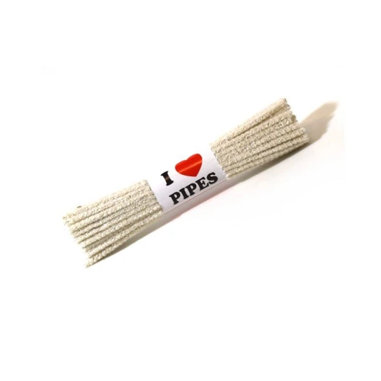 Chacom I love Pipes pipatisztító szárkefe fehér színű, kónikus - 44 db - Chacom pipázási kellékek