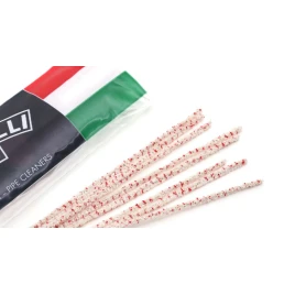 Savinelli pipatisztító szárkefe pipákhoz fehér és piros, 50 db