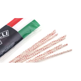 Savinelli pipatisztító szárkefe pipákhoz fehér és piros, 50 db