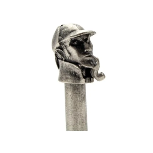 Peterson Sherlock Holmes pipatömködő – króm színű - Pipa tömködő