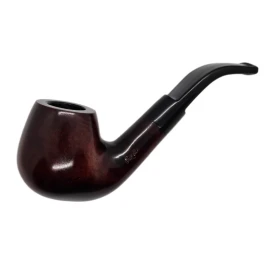 Angelo pipás ajándékszett bruyer pipával, pipatáskával, 9 mm-es filterrel, szárkefével és 3 részes pipatömködővel - 4