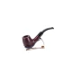 Adsorba 9mm-es vörösesbarna színű filteres bruyer pipa - Bent Apple típusú 23 - Apple
