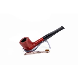 Adsorba 9mm-es vörösesbarna színű filteres bruyer pipa - Billiard típusú 25