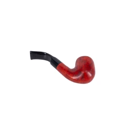 Adsorba 9mm-es vörösesbarna színű filteres hanga gyökér pipa - Bent Billiard típusú