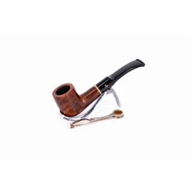 Adventure 9mm-es barna színű filteres bruyer pipa - Billiard típusú