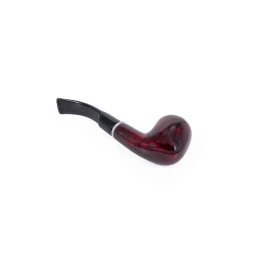 Adventure 9mm-es vörösesbarna színű filteres bruyer pipa - Bent típusú