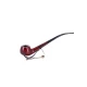 Angelo bruyere gyökér olvasó pipa, tomato típusú, churchwarden, vörösesbarna - Bent
