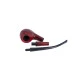Angelo bruyere gyökér olvasó pipa, tomato típusú, churchwarden, vörösesbarna - Bent
