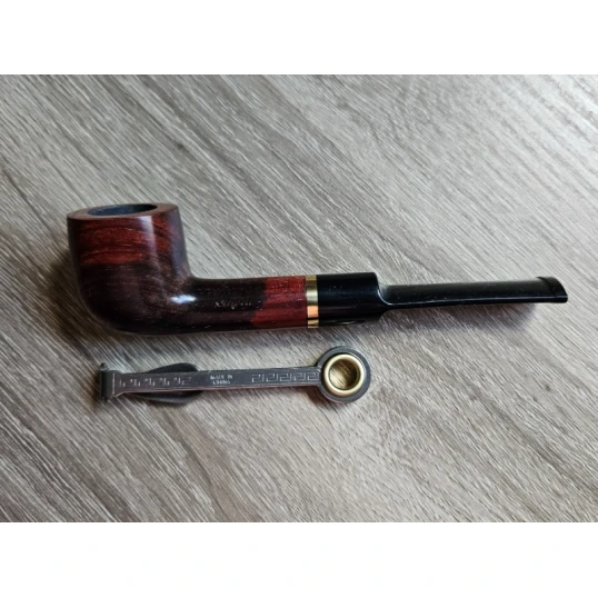 Angelo Midi hangagyökér pipa, biliard forma, barna, egyenes, nyerges szopókával