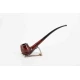 Angelo bruyer gyökér olvasó pipa, hajlított Churchwarden, vörösesbarna, 9 mm filteres - Churchwarden