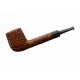 Barling Marylebone Billiard egyenes bruyere pipa nyerges csutorával – homokfúvott barna felülettel, 9 mm filteres - Barling
