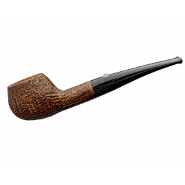 Barling Marylebone Prince egyenes bruyere pipa – homokfúvott barna felülettel, 9 mm filteres