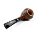 Barling Marylebone Half Bent Rhodesian bruyere pipa – homokfúvott barna felülettel, 9 mm filteres - Barling