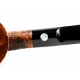 Barling Marylebone hajlított bruyere pipa – homokfúvott barna felülettel, 9 mm filteres - Barling