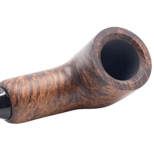 Chacom Reverse Calabash egyenes bruyer pipa barna matt felülettel, filter nélküli kivitelben - Chacom Spigot