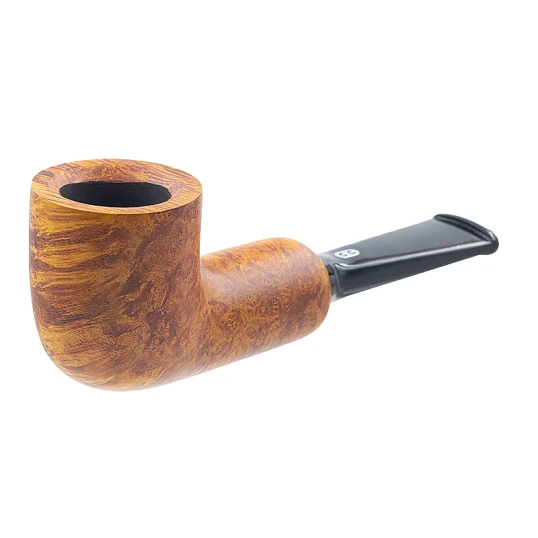 Chacom Reverse Calabash rövid bruyer pipa narancsbarna matt felülettel, fekete akril szopókával - Chacom Reverse Calabash