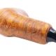 Chacom Reverse Calabash rövid bruyer pipa narancsbarna matt felülettel, fekete akril szopókával - Chacom Reverse Calabash