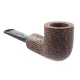 Chacom Reverse Calabash egyenes bruyer pipa barna homokfúvott felülettel, fekete akril szopókával - Chacom Reverse Calabash